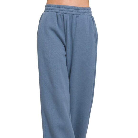 Charlotte - Fleece drawstring pants with pocket - Picture 1 of 4